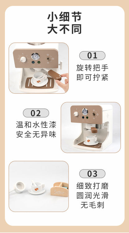 Kinmilo wooden pretended kitchen appliances variants, recipe and fine motor play activity image 35