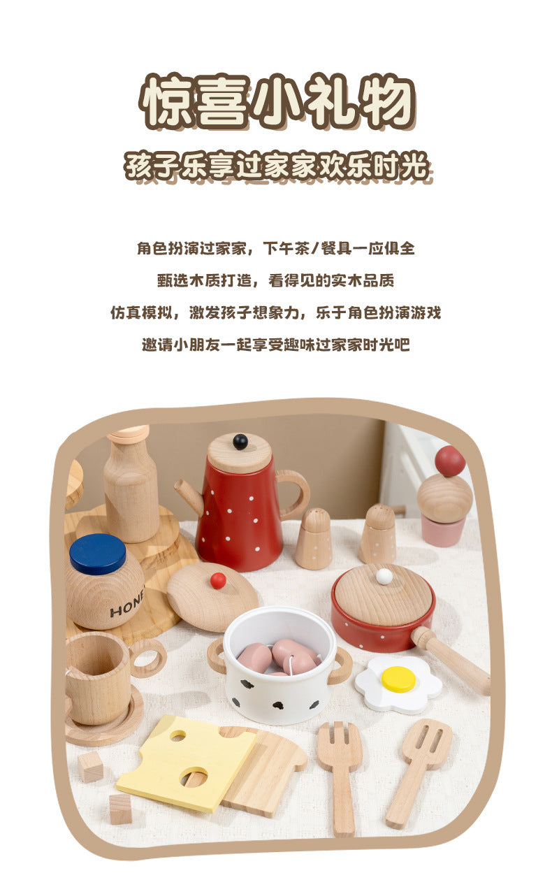 Kinmilo Kinmilo wooden kitchen set inspiration for parent led imaginative play