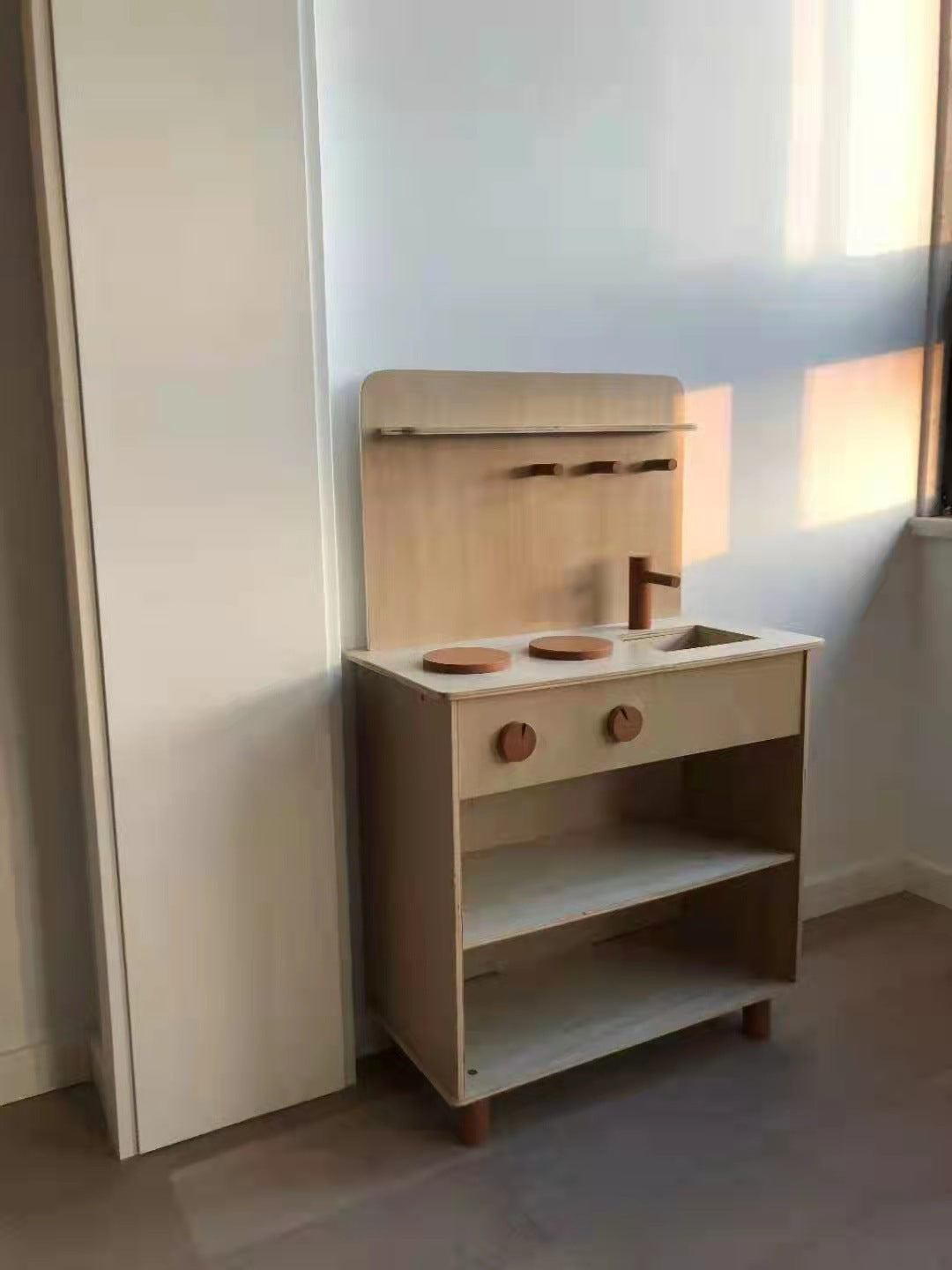 Kinmilo natural wooden play kitchen, photo 21