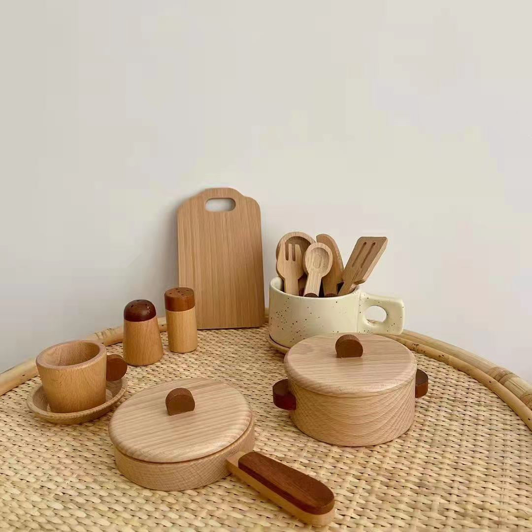 Kinmilo natural wooden cooking accessories, style and component photo 24