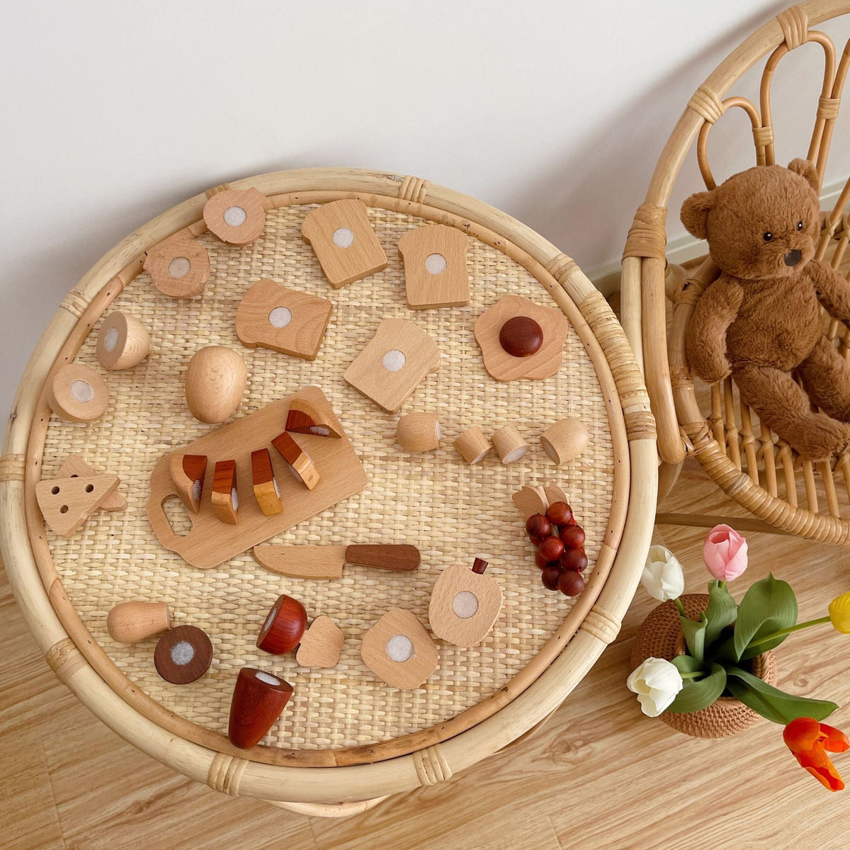 Kinmilo natural wooden cooking accessories, style and component photo 25