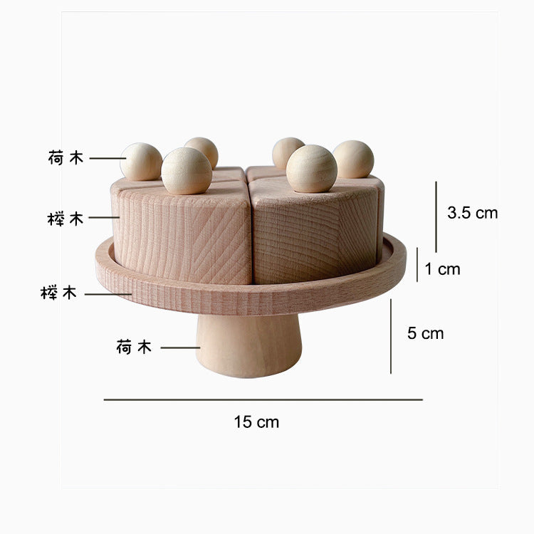 Kinmilo natural wooden play food and kitchen utensils detail 40