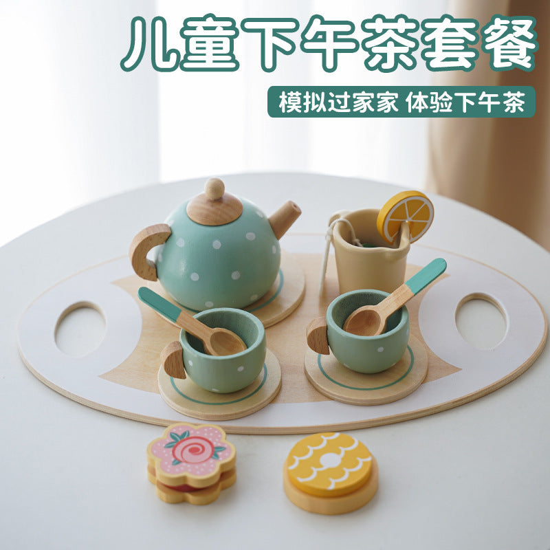 Kinmilo pastel wooden tea party cafe and bakery play style 52