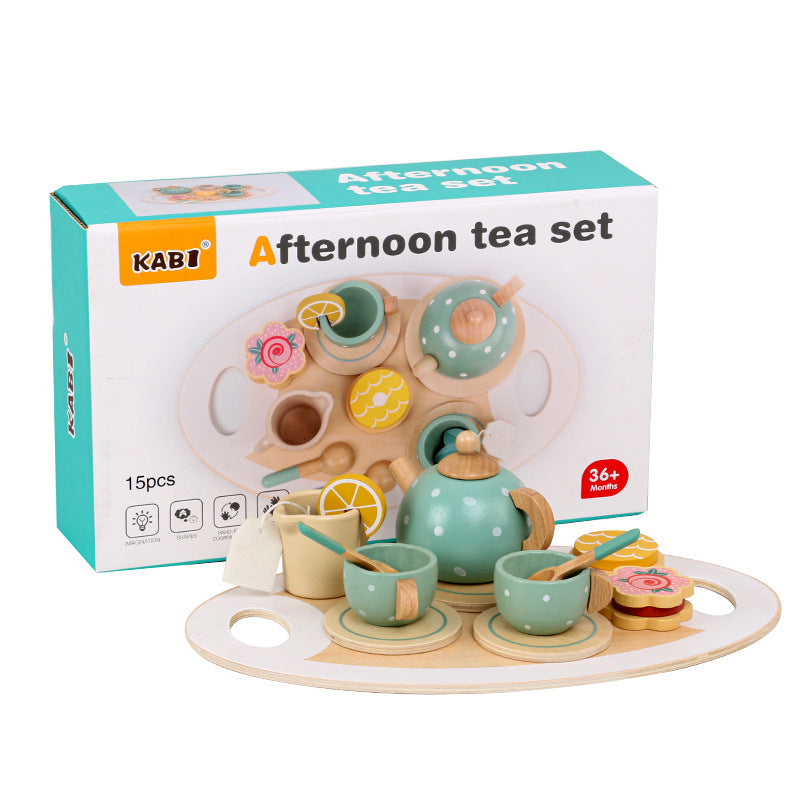 Kinmilo pastel wooden tea party cafe and bakery play style 56