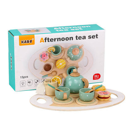 Kinmilo pastel wooden tea party cafe and bakery play style 56
