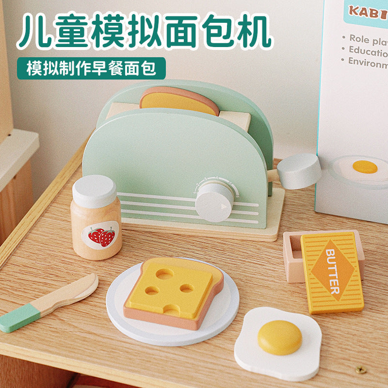 Kinmilo pastel wooden tea party cafe and bakery play style 61
