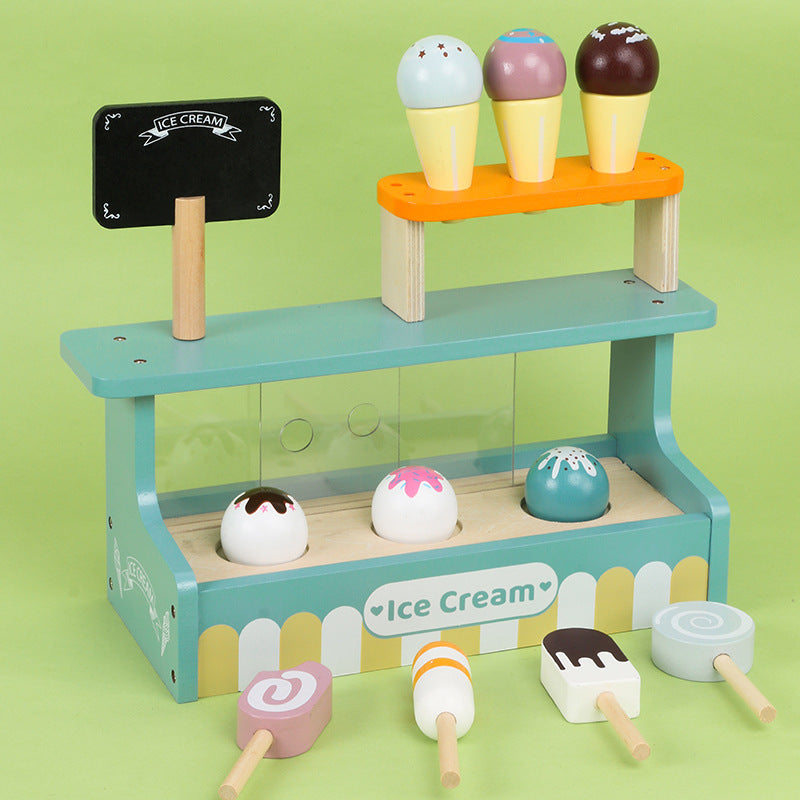 Kinmilo pastel wooden tea party cafe and bakery play style 62