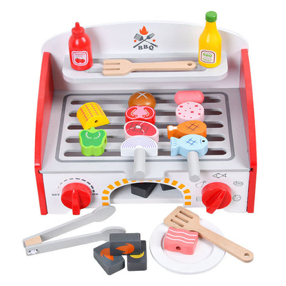 Kinmilo tabletop BBQ pretend play grill and food photo 97