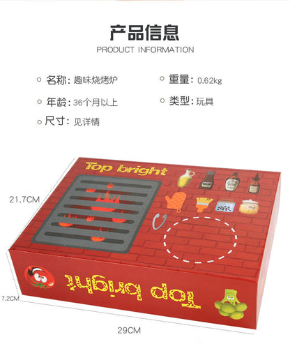Kinmilo wooden DIY barbecue skewer food matching kit components and instructions, photo 114