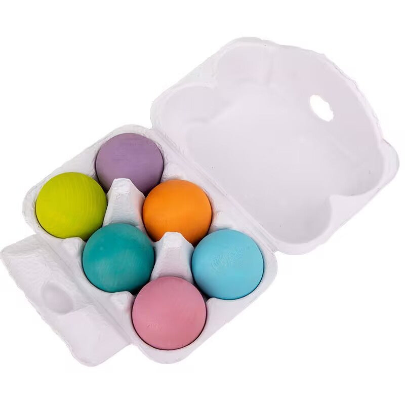 Kinmilo rainbow wood balls matching board details and dimensions image 13