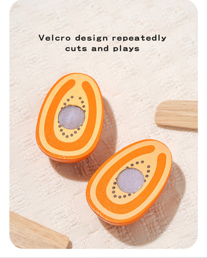 Kinmilo wooden fruit and vegetable cutting activity pictures 54
