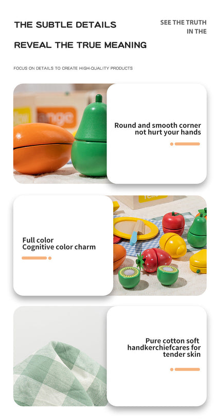 Kinmilo wooden fruit and vegetable cutting activity pictures 58