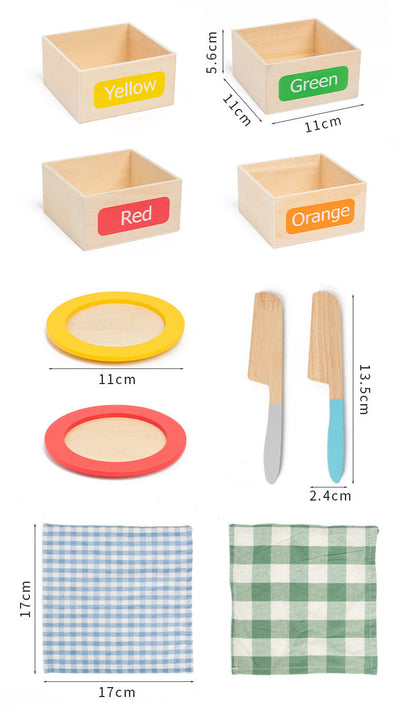 Kinmilo wooden fruit and vegetable cutting activity pictures 62