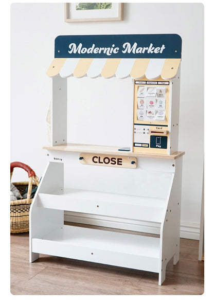Kinmilo wooden children's supermarket play market and size specification photo 45