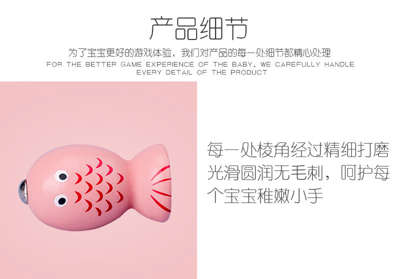 Kinmilo magnetic fishing game - wooden fish and number matching activity, image 10