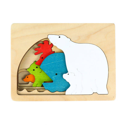 Kinmilo layered wooden puzzle theme detail 19